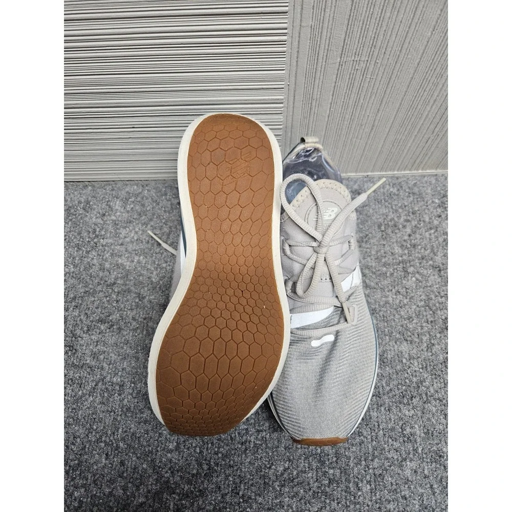 New Balance Fresh Foam Lazr V1 Men Athletic Shoe 9D Gray Knit‎ Lace Up Sneaker